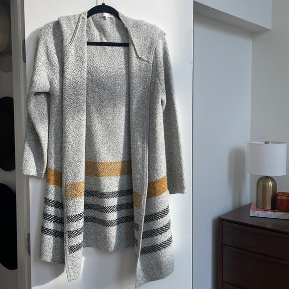 emory park Sweaters - Emory Park Long Hooded Sweater